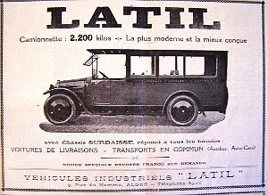 Camionnette Latil